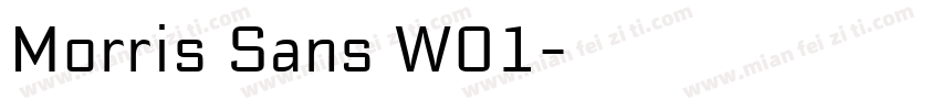 Morris Sans W01字体转换